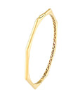 Pantheon Yellow Gold Classic Bangle Hinged Clasp Greek Key Interior – Cherry Pick Diamonds St. Louis MO