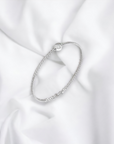 Antwerp WG 14K white gold bezel set adjustable bracelet with lab diamond – Cherry Pick Diamonds St. Louis MO
