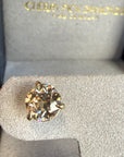 Close-up of GIA certified Champagne light brown Old European Cut diamonds, Cherry Pick Diamonds St. Louis
