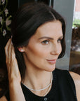 Classic Martini Studs Lab Diamond Stud Earrings Close-Up Martini Setting – Cherry Pick Diamonds St. Louis MO