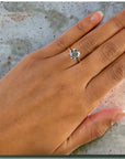 Oslo yellow gold round brilliant lab created diamond solitaire close-up – Cherry Pick Diamonds Clayton MO