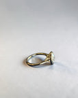 Fleur De Old Euro antique diamond engagement ring with floral setting in yellow gold — Cherry Pick Diamonds St. Louis