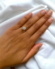Valletta YG 14K yellow gold hidden halo engagement ring setting only – Cherry Pick Diamonds Clayton MO