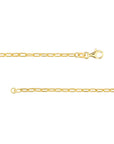 Diamond Key 14K Yellow Gold Paper Clip Chain Key Necklace on Model – Cherry Pick Diamonds St. Louis MO