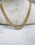 La Triomphe Vintage Necklace 18K Yellow Gold 9.45ct Natural Diamonds G VS 1975 – Cherry Pick Diamonds Clayton St. Louis MO