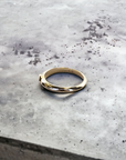 Prague MQ 14K yellow gold marquise diamond bezel set band – Cherry Pick Diamonds St. Louis MO