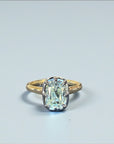 Old Mine Thrill ring in 18K gold and oxidized silver with 1.83ct natural old mine cut diamond – Cherry Pick Diamonds Clayton St. Louis MO