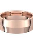 Coltello Rose Gold 14K Knife Edge Comfort Fit Men's Wedding Band 7mm – Cherry Pick Diamonds Clayton St. Louis MO