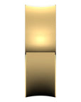 Convo 14K Yellow Gold Concave Wedding Band Close-Up – Cherry Pick Diamonds Clayton MO