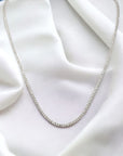 FIRENZE TENNIS NECKLACE 6TW WG