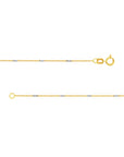 JUSTO TWO TONE BARREL CHAIN
