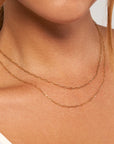 DENIM PAPERCLIP CHAIN