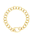 Berlin Bracelet 14K Yellow Gold Flat Mariner Chain Diamond Lock – Cherry Pick Diamonds Clayton St. Louis MO