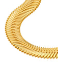 Como 14K Yellow Gold Hollow Snake Chain Bracelet – Cherry Pick Diamonds St. Louis MO
