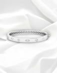 Helsinki WG half cuff bracelet in 14K white gold with multi shape lab created diamonds – Cherry Pick Diamonds Clayton St. Louis MO
