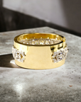 Art Deco Antique Diamond Bracelet Back View Geometric Design – Cherry Pick Diamonds St. Louis MO