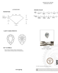 Monaco WG knife edge pear shape diamond ring angle view – Cherry Pick Diamonds St. Louis MO