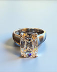 Tangier Old Mine White Gold engagement ring with 4.71ct old mine cut lab created diamond – Cherry Pick Diamonds Clayton St. Louis MO