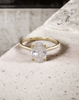 Marseille OV engagement ring in 14K yellow gold with oval lab created diamond – Cherry Pick Diamonds Clayton St. Louis MO