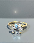 Naples Round engagement ring in 14K yellow gold with 2.53ct round brilliant lab created diamond – Cherry Pick Diamonds Clayton St. Louis MO
