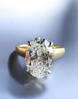 Tangier Oval engagement ring with 3.08ct bold hidden halo oval lab created diamond – Cherry Pick Diamonds Clayton St. Louis MO
