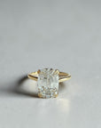 Old Mine Class LG engagement ring in 14K yellow gold with 2.55ct old mine cut lab created diamond – Cherry Pick Diamonds Clayton St. Louis MO