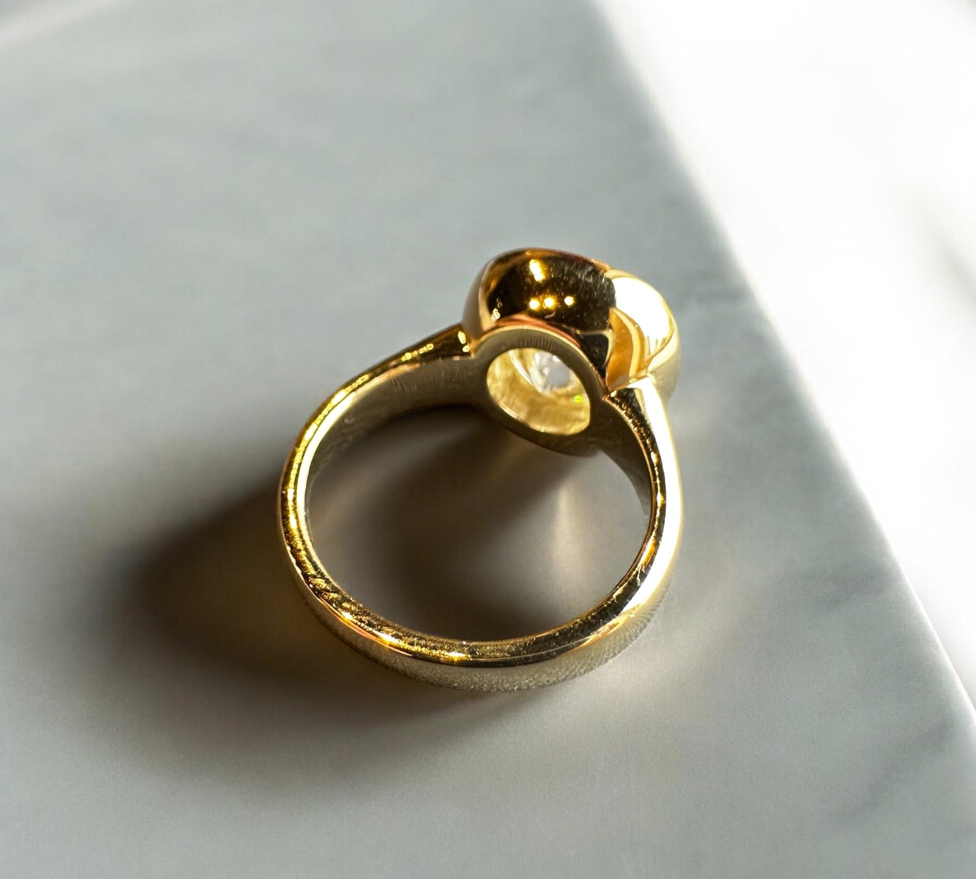 Milano Bold yellow gold ring close-up – Cherry Pick Diamonds St. Louis MO