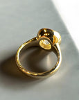 Milano Bold yellow gold ring close-up – Cherry Pick Diamonds St. Louis MO