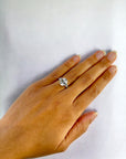 Florence Trio OV three stone oval cut diamond white gold setting – Cherry Pick Diamonds Clayton MO