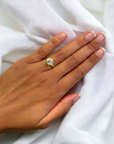 Parma 2.41 natural diamond solitaire close-up, yellow gold – Cherry Pick Diamonds Clayton MO