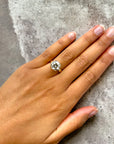Parma 5.05 natural diamond bold solitaire close-up, yellow gold – Cherry Pick Diamonds Clayton MO