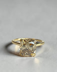 Desert Lights Old Mine engagement ring in 14K yellow gold with 2.51ct natural fancy brown old mine cut diamond – Cherry Pick Diamonds Clayton St. Louis MO