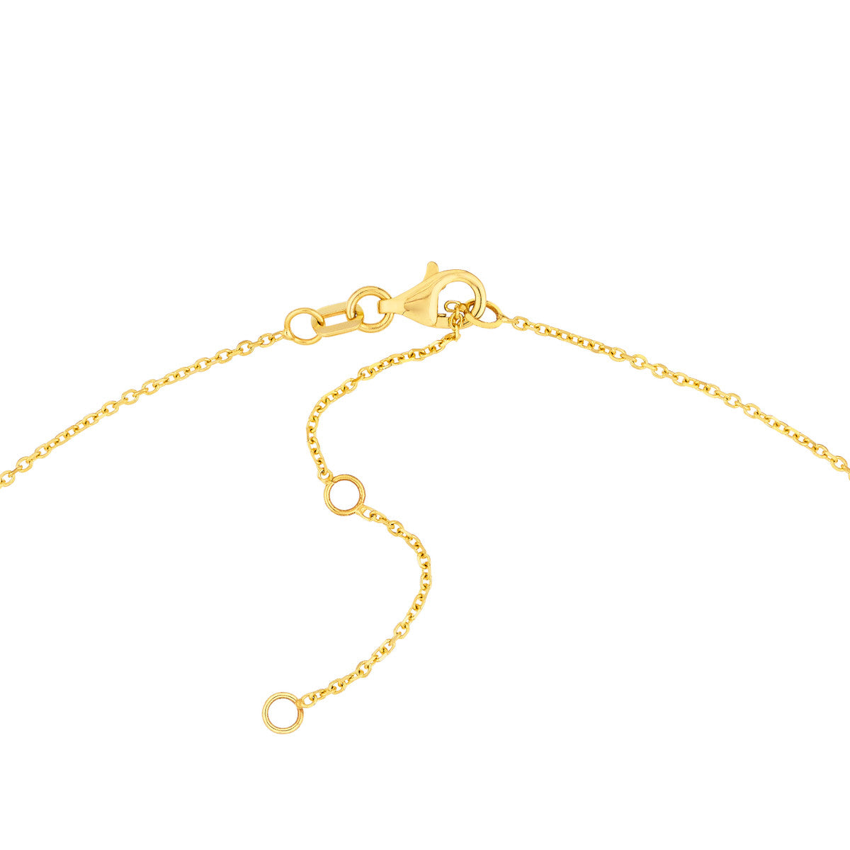Papillon 14K Yellow Gold Butterfly Pendant Necklace on Model – Cherry Pick Diamonds St. Louis MO
