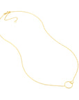 Twining Circle Necklace Gold Interlocking Circles Close-Up – Cherry Pick Diamonds Clayton MO
