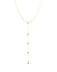 Ibiza Necklace YG 14K yellow gold lab created diamond chain – Cherry Pick Diamonds St. Louis MO