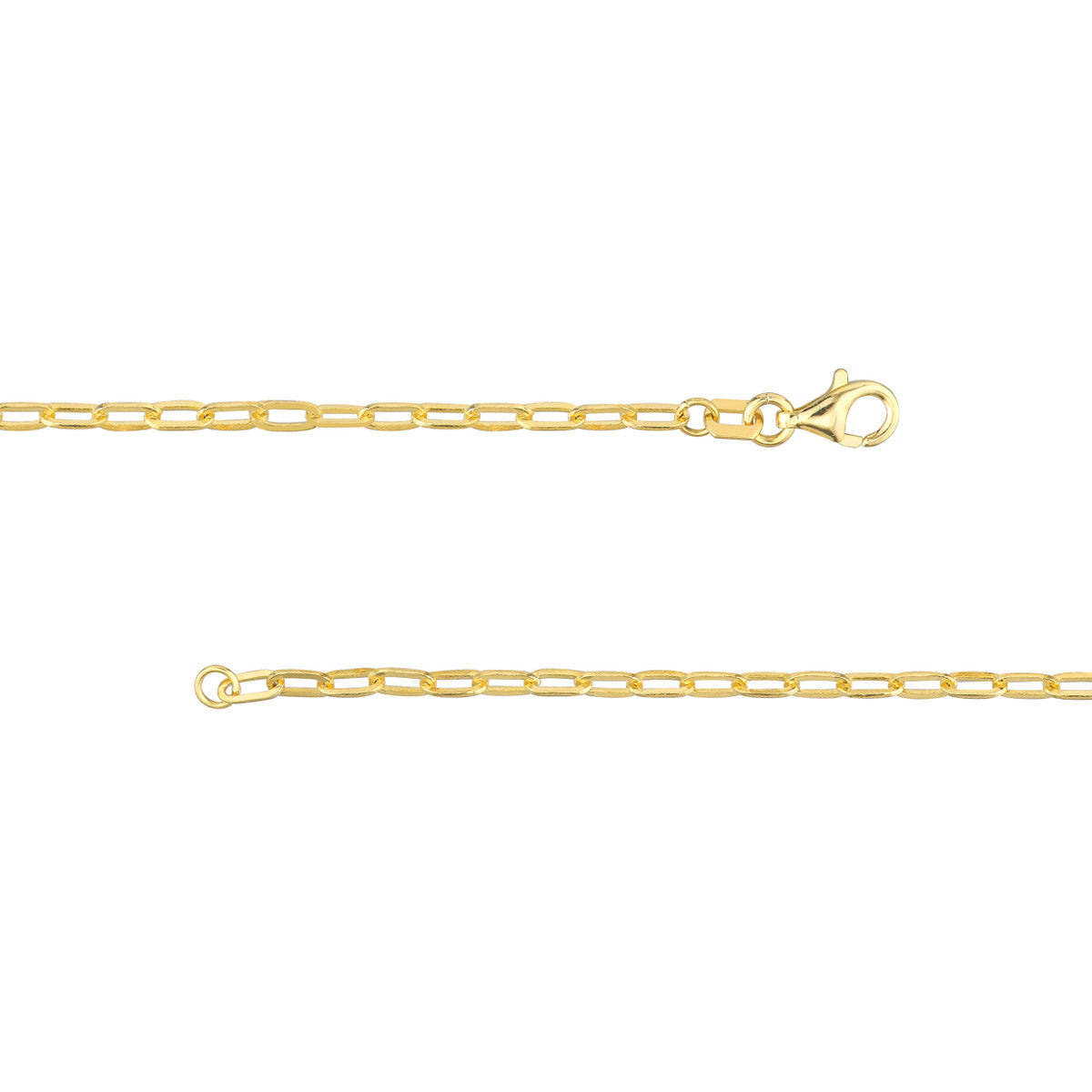 Diamond Key 14K Yellow Gold Paper Clip Chain Key Necklace on Model – Cherry Pick Diamonds St. Louis MO