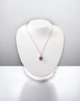 Tourmaline White Gold Necklace 18K 6.82ct Natural Pink Tourmaline Diamond Halo Pendant – Cherry Pick Diamonds Clayton St. Louis MO