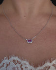 Purple Sapphire Pendant