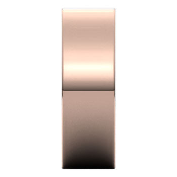 Flato 14K Rose Gold Flat Wedding Band Close-Up – Cherry Pick Diamonds Clayton MO