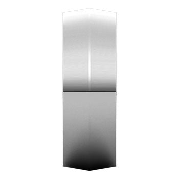 Coltello 14K White Gold Knife Edge Wedding Band Close-Up – Cherry Pick Diamonds Clayton MO