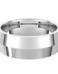 Coltello 14K White Gold Knife Edge Comfort Fit Men's Wedding Band 7mm – Cherry Pick Diamonds Clayton St. Louis MO