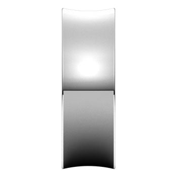 Convo 14K White Gold Concave Wedding Band Close-Up – Cherry Pick Diamonds Clayton MO