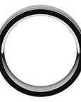 Convo White Gold Concave Men's Wedding Band Profile View – Cherry Pick Diamonds St. Louis MO