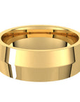 Coltello Yellow Gold 14K Knife Edge Comfort Fit Men's Wedding Band 7mm – Cherry Pick Diamonds Clayton St. Louis MO