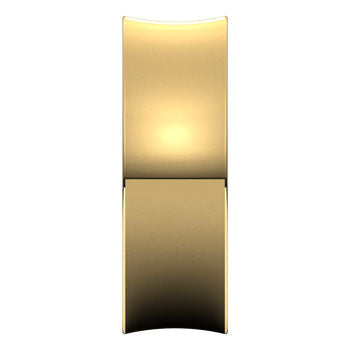 Convo 14K Yellow Gold Concave Wedding Band Close-Up – Cherry Pick Diamonds Clayton MO