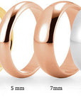 Men's Wedding Band Width Guide Convo Yellow Gold Cherry Pick Diamonds St. Louis MO