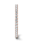 Roma 14K Rose Gold Eternity Band Round Brilliant Cut Diamonds – Cherry Pick Diamonds Clayton MO