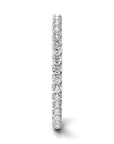 Roma 14K White Gold Eternity Band Round Brilliant Cut Diamonds – Cherry Pick Diamonds Clayton MO