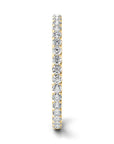 Roma 14K Yellow Gold Eternity Band Round Brilliant Cut Diamonds – Cherry Pick Diamonds Clayton MO